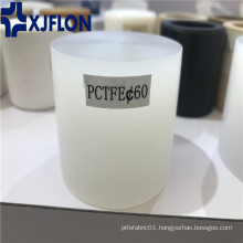 factory wholesale pctfe resin rod  molded pctfe bar